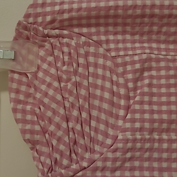 3/$27 NWOT Zara gingham corset crop - Picture 2 of 6